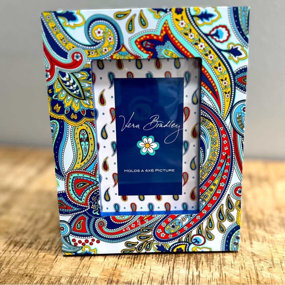 Vera Bradley Paisley Picture Frame - Multicolor